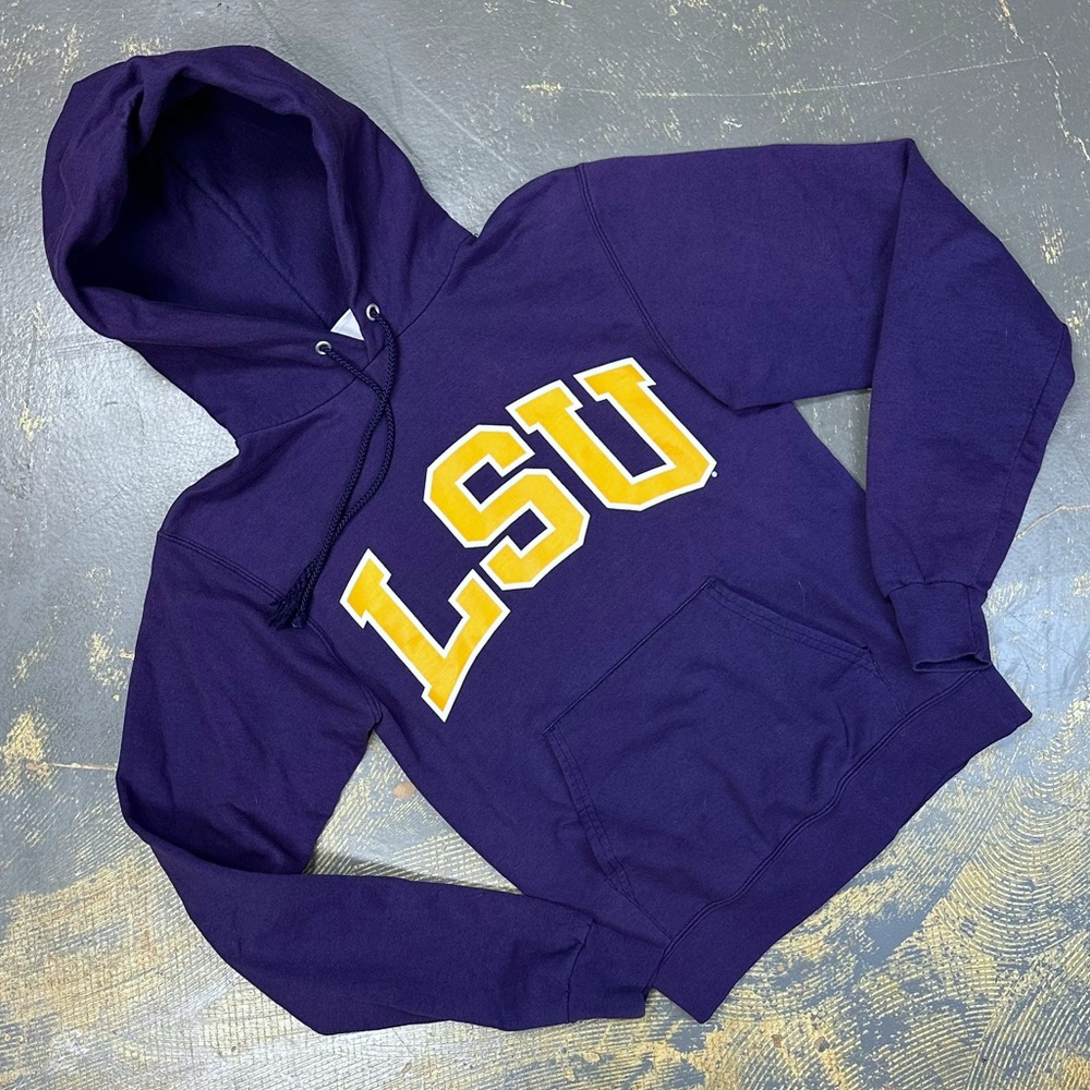Champion LSU Louisiana State University Tigers XS Hooded Pull Over Sweater